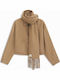 Women's Camel Half Coat