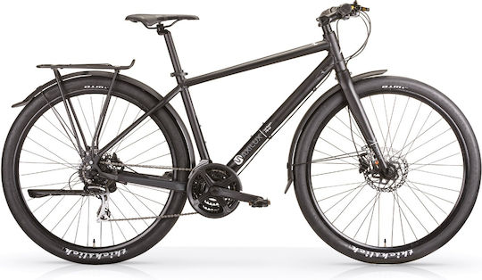 MBM Maxilux 29" Bicicletă de Oraș Neagră cu Nivele de Viteză