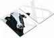 Tulup Set Schneidebretter Glas Weiß 52x40cm 2 Stück