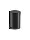 Hailo Plastic Waste Bin with Pedal Black 20lt