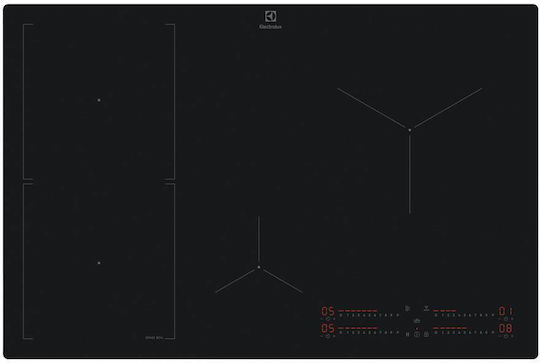 Electrolux Induction Cooktop Autonomous with Lock Mode 78x52cm