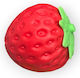 Голям Ягода 16см Squishy Искрящ Червен