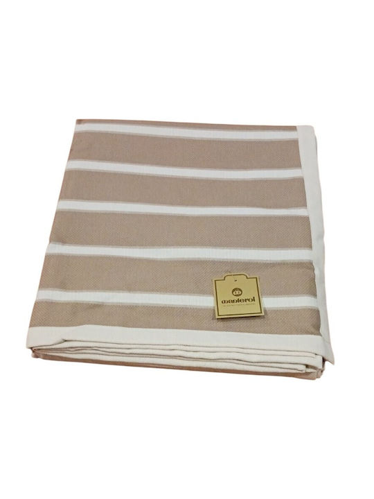 Manterol Casa Cubre Double Cotton Beige Coverle...