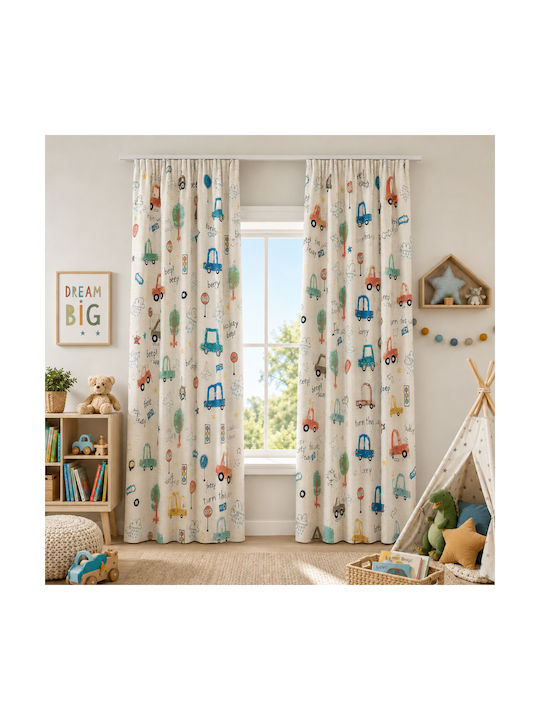 My Home Luxury Kids Blackout Curtain with Rod Pocket 280x270cm