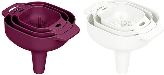 Viosarp Kitchen Funnel Plastic 3 Pieces