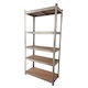 Next Dexion Galvanized Shelving Unit 90x40x200cm with 5 Shelves Total Load Capacity 875kg