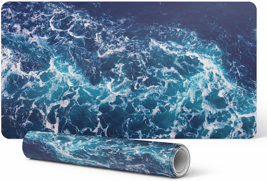 Schreibtischunterlagen Schutzkissen Tragbarer Laptop Sea Waves In Motion 100x50 cm