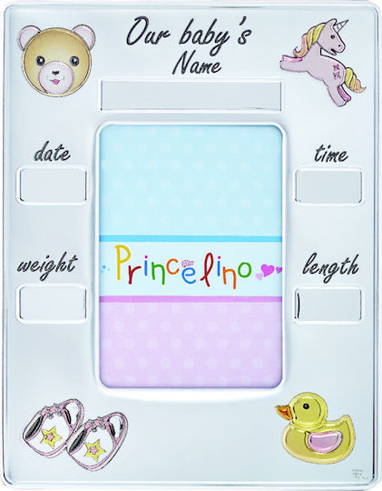 Prince Silvero Kinder Bilderrahmen Silber