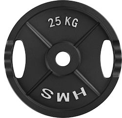HMS Hantelscheibe 1 x 25kg mit Griffe