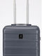 Beverly Hills Polo Club Cabin Hard Gray Travel Suitcase Height 55cm