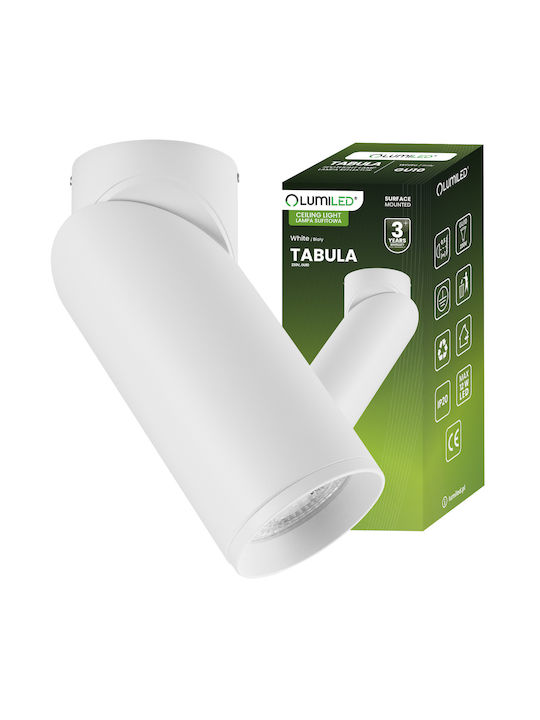 Таванно Осветително Тяло Spot Tuba Рефлекторно Халогенно 1x Gu10 Tabula Lumiled