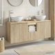 vidaXL Bathroom Vanity Unit Without Sink W49.5xD35xH63cm Sonoma Oak