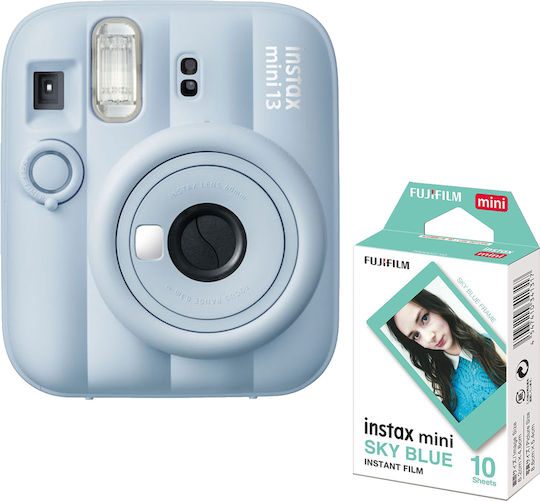 Fujifilm Instant Camera Instax Mini 13 Frost Blue Instant Film Sky Blue
