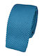 Men's Knitted Tie In Blue Color