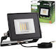 LED Flutlichter Zuna2 10W 900lm 4000K Ip65 Schwarzes phosphorisiertes