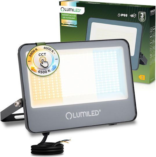 Προβολέας Led Trinox 100w 11000lm Cct Ip66 Γκρι Lumiled