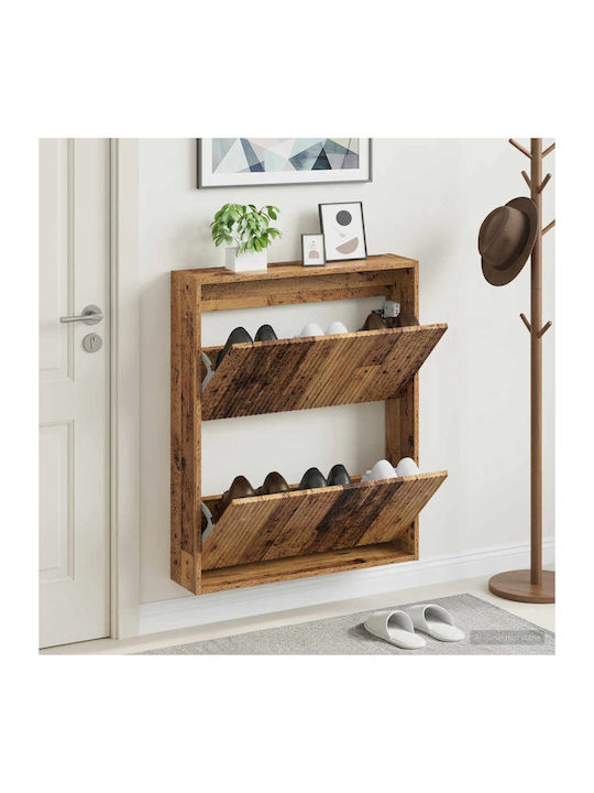 Wooden Shoe Organizer Arnhem 71x17x86cm