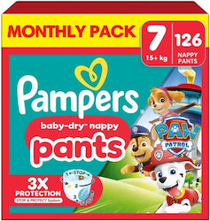 Pampers Paw Patrol No. 7 για 15+kg 126τμχ Pampers Paw Patrol No. 7 για 15+kg 126τμχ
