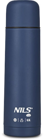 Nils Thermos Bottle Stainless Steel BPA Free 500ml Nils Camp Blue