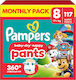 Pampers Pampers Windelhosen Paw Patrol Monatspackung Nr 8 Für 17+kg 117 Stück