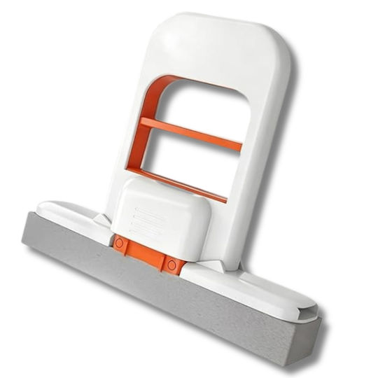 Mini Handheld Foldable Mop Automatic Wringing – Sponge for Counter Window Bathroom & Car Dry & Wet Cleaning
