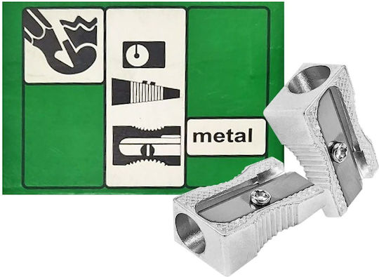 Metallic Triangular Pencil Sharpener Justnote 703193 Package 24 Pieces