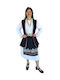 Epirus Woman Traditional Costume with 1 Row Necklace