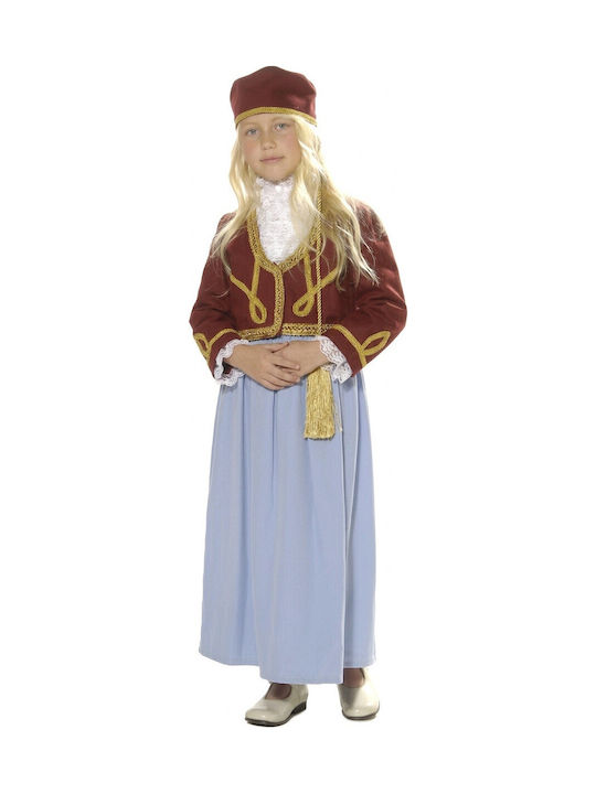 Traditional Kids Costume Amalia with 2 Rows Necklace