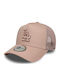 New Era Mlb Outline La Dodgers 9forty E-frame Камионджия Регулируема Шапка Пастелно Розов