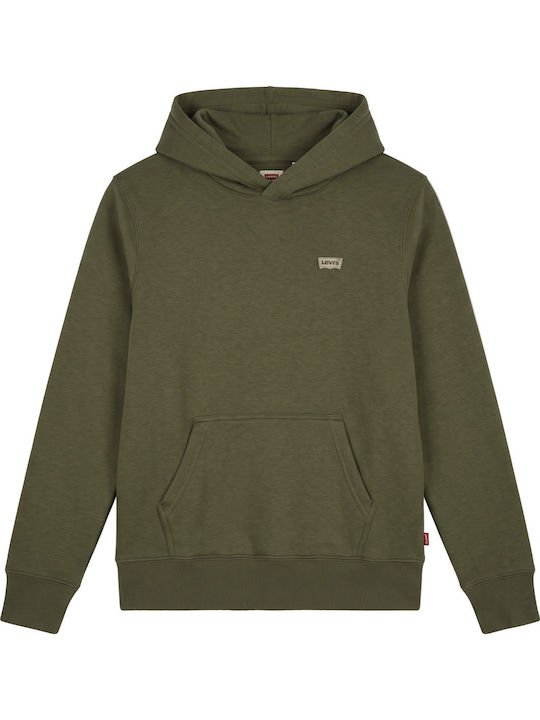 Levi's Kinder-Sweatshirt mit Khaki Kapuze