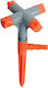 Rotary Garden Sprinkler 4 Spray Points Universal Connector Cobi Smart
