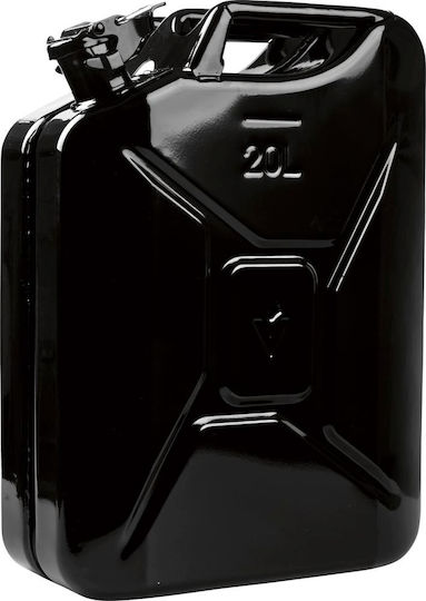 Fuel Canister Made Steel Sheet Capacity 20l Black Color Valpro