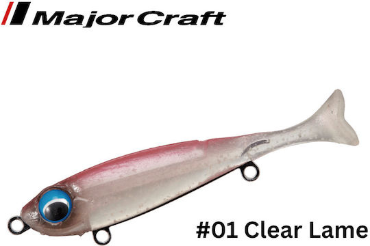 MajorCraft Rockliver Still Shad Τεχνητό Δόλωμα #01 Clear Lame