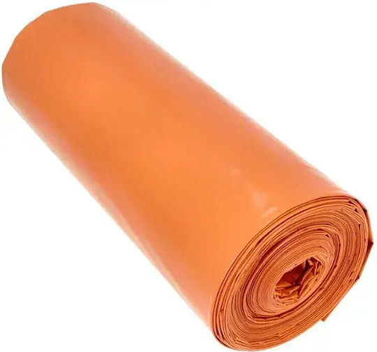 Sipeko Sacuri De Gunoi Capacitate 120lt 110x70cm 25 Bucăți Portocalii