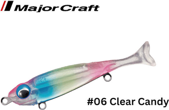 MajorCraft Rockliver Still Shad Τεχνητό Δόλωμα #06 Clear Candy