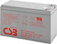 Baterie Longlife Csb Hrl1234w 12v 9ah 2 7kg Hrl1234wf2fr Ștampilă Verde 6 Lei