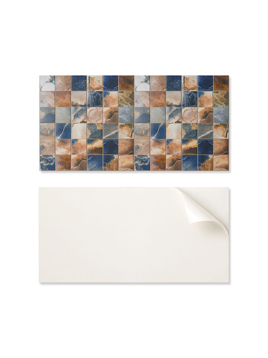 Set Plăci Pvc Decorative Cu Model Mozaic Piatră Bucătărie Sau Baie 10x40x20 Bucăți