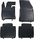 Rubber Car Mats Peugeot 408 2023+ Hybrid Raised Sides Type 4 Pieces Rezaw Plast Rezaw-plast