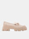 Women's Moccasins In Beige Colour