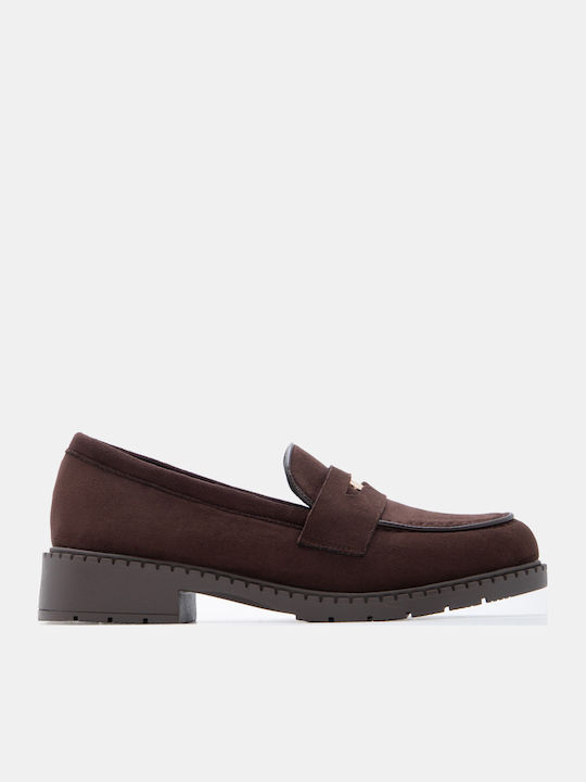 Women's Moccasins In Brown Colour