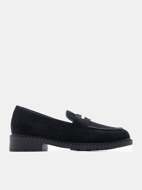 Luigi Women's Moccasins In Black Color