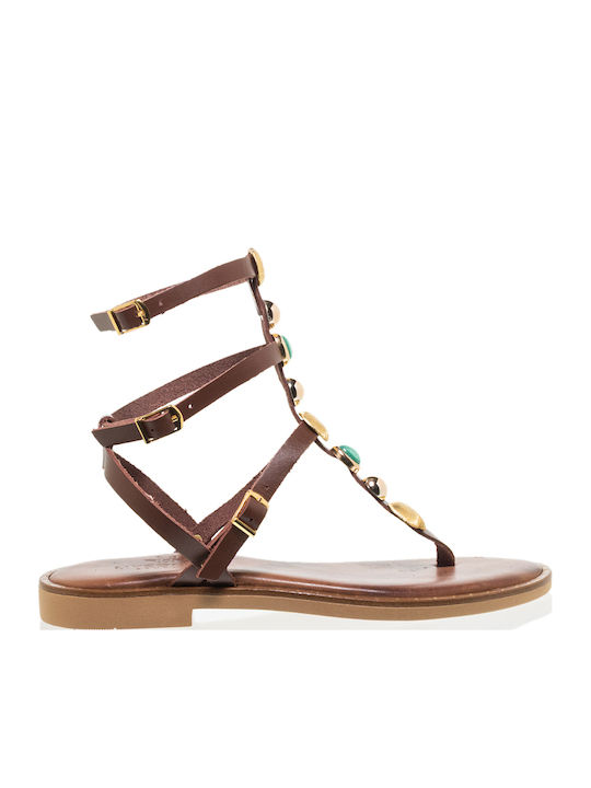 Myconian Greek Sandal Δερμάτινα Γυναικεία Σανδά...