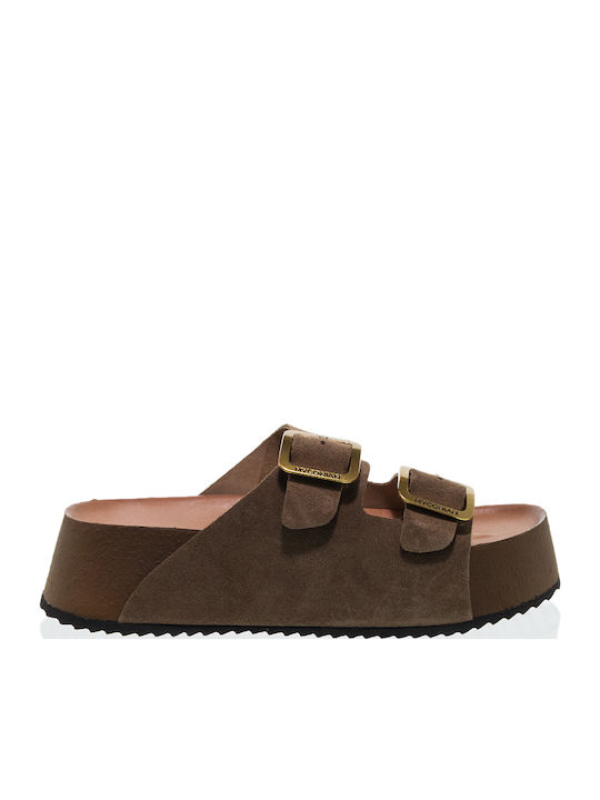 Myconian Greek Sandal Leather Women's Flat Sand...