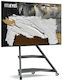 Fitueyes Eiffel V2 Ft88 Black Floor TV Stand with Wheels 55"-88"