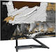 Fitueyes Eiffel V2 Tt88 Black Desktop Floor TV Stand 55"-88" Adjustable Height