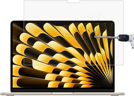Темперирано стъкло Macbook Air 13.6" 2023 024 2025-прозрачно Oem