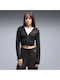 Women's Hooded Sweatshirt Cardigan Grey