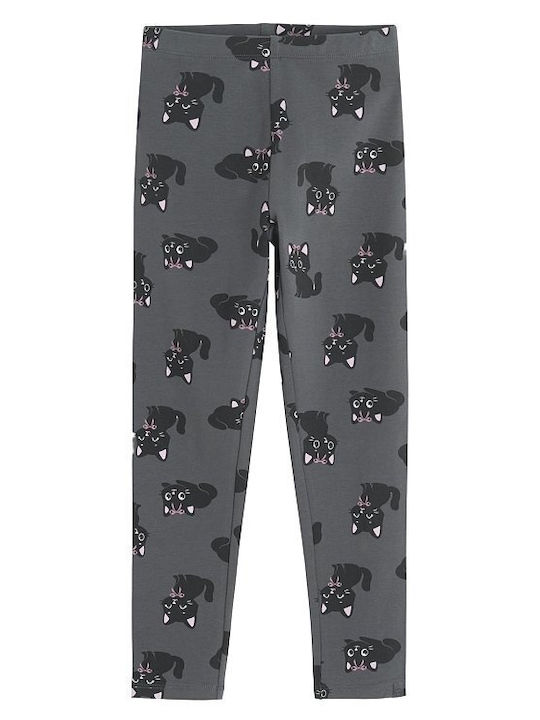 Kids Leggings Long Grey