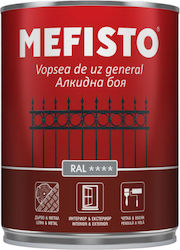 Alkyd Paint Mefisto Metal Wood Satin 0.65l Green