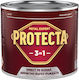 Protecta 3-в-1 Метално Цвят Черни Метали Конвертор На Ръжда Праймер Декоративно Покритие В Една Кутия Може Да Се Нанася Директно На Ръжда Блестящо Покритие 2.5л Черешово Червено
